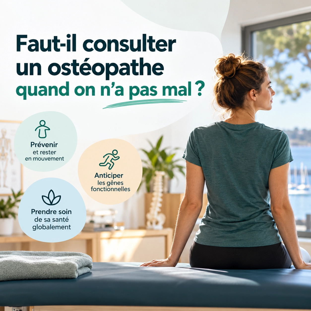 Faut-il consulter un ostéopathe quand on n’a pas mal ?